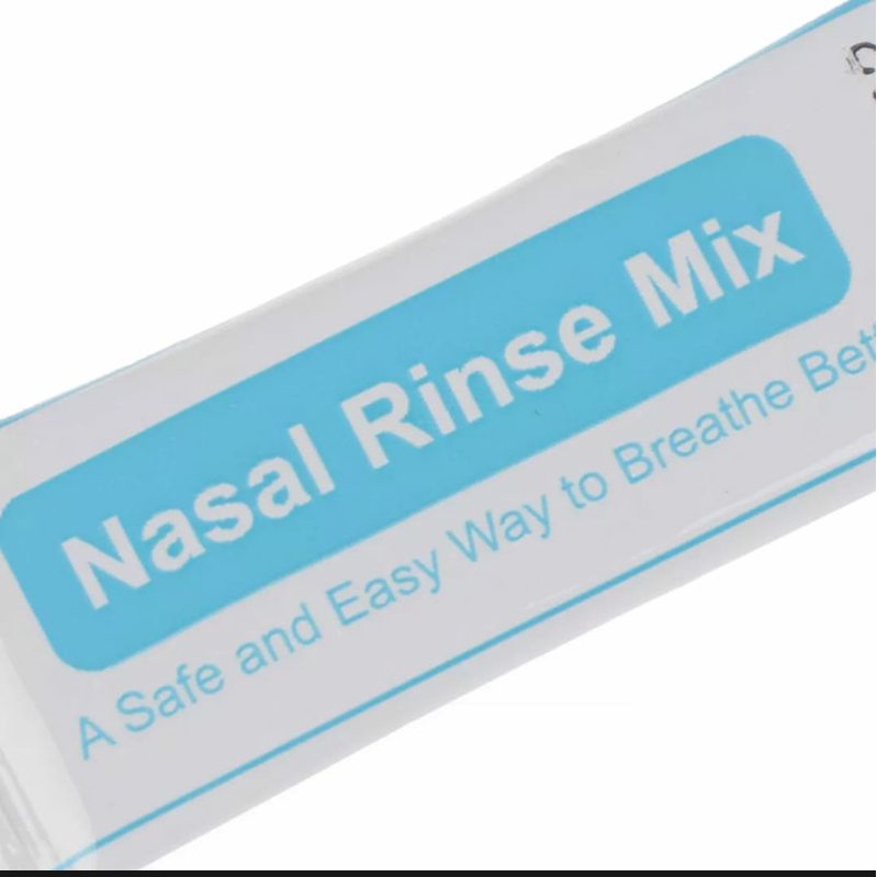 Nasal Rinsel Garam untuk Alat Pembersih Hidung minimal pembelian 10 saset