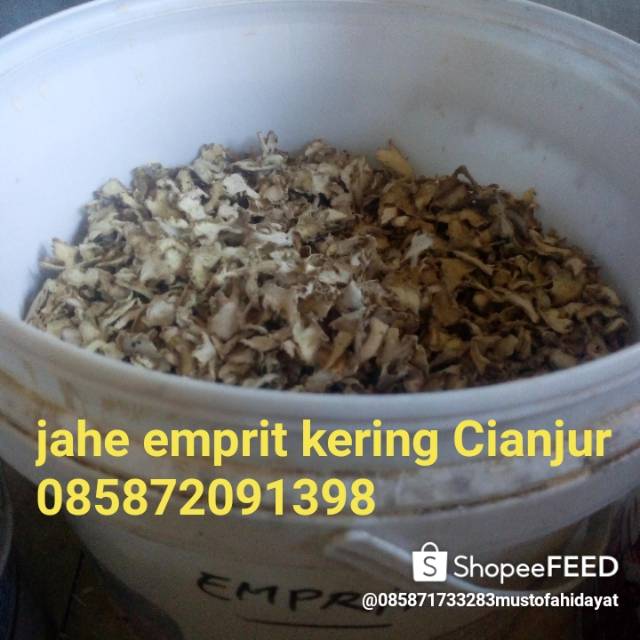 

Jahe emprit kering, jahe gajah kering, jahe sunti kering