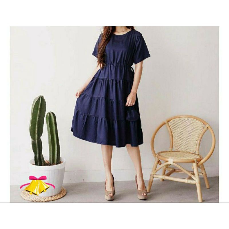DRESS SASYA dress jumbo sabrina/dress big size/dress wanita/selva dress