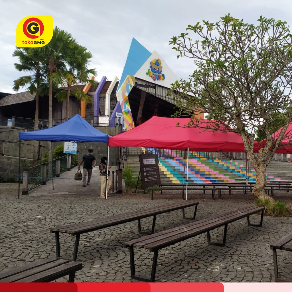 Thebettles Tenda Lipat 3 X 3 M Standart - Tenda Matic - Folding Tend 3X3 Tenda Lipat