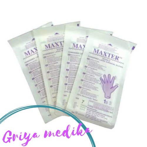 MAXTER SARUNG TANGAN STERILE SURGICAL GLOVES