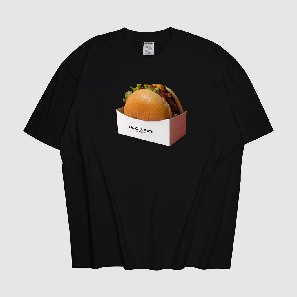 Tshirt Oversize GOODLINES PATTY BOX | Kaos Oversize Pria & Wanita