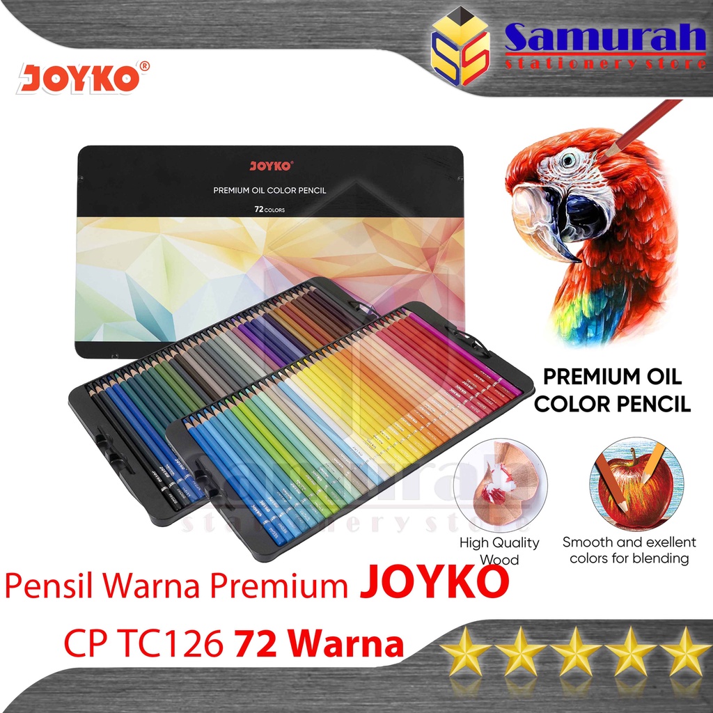 

Pensil Warna Minyak Joyko CP TC126 72 Warna / Premium Oil CP-TC126-72 Colours