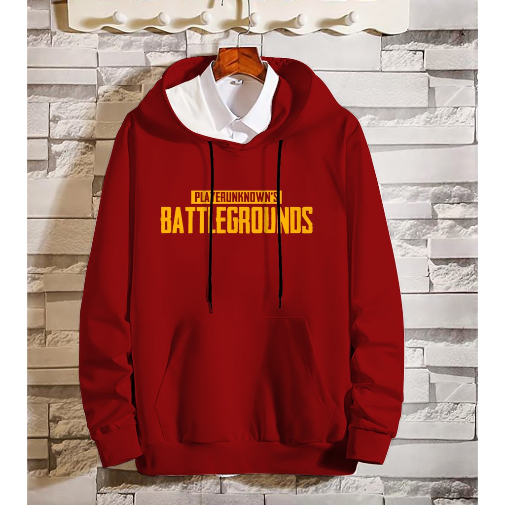 Hoodie Pria / Hodie Pria  / Jaket Pria / Sweater Hoodie Battleground Bahan Fleece UK L-XL