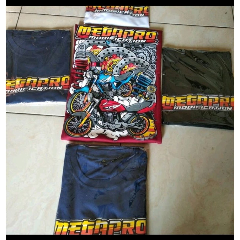 T-shirt / Kaos Distro Megapro Original