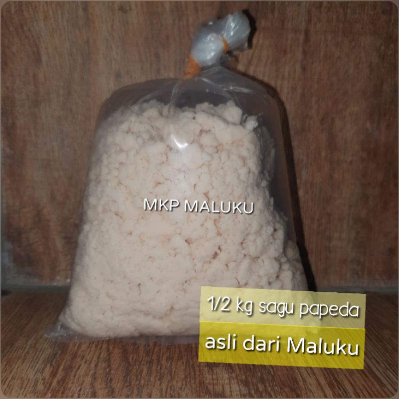 

Original Sagu Papeda/Sagu Manta/Asli dari Batang Pohon Sagu Ambon| 450gr