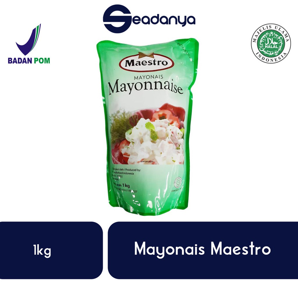 

Mayonais Maestro Kurang Lemak 1 Kg Halal MUI BPOM - Harga Promo