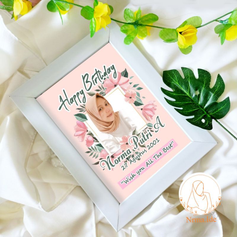 GIFT FOTO & FRAME || KADO ULTAH. KADO WISUDA. KADO PERNIKAHAN. [5R]