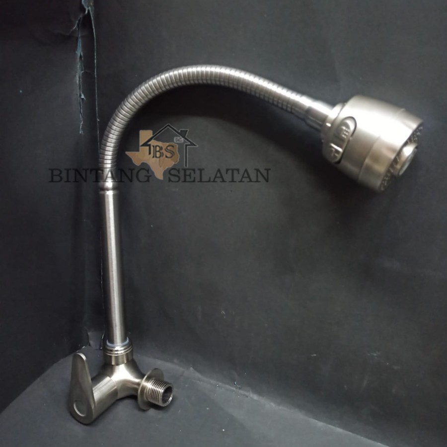 KRAN SINK/ KERAN BAK CUCI PIRING /SINK WALL TAP FLEXIBLE DOPP EKONOMIS