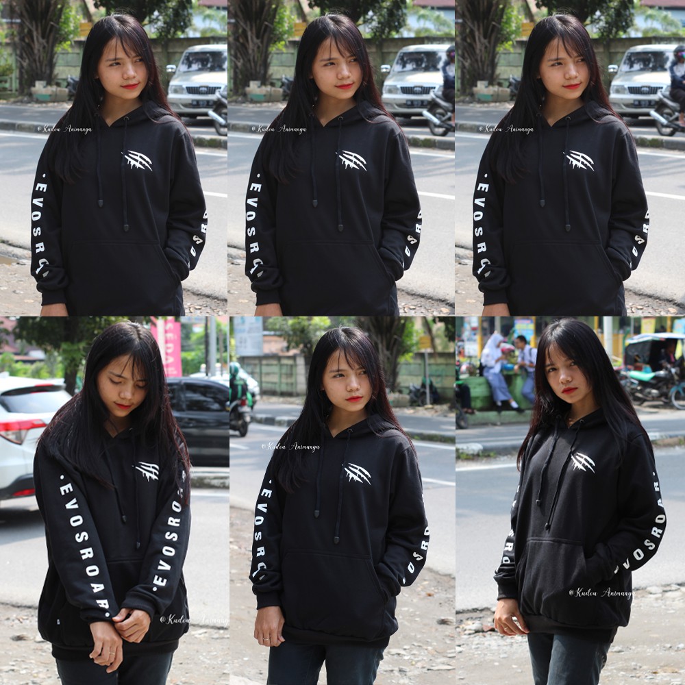 Sweater Gamer Evos Claw Black