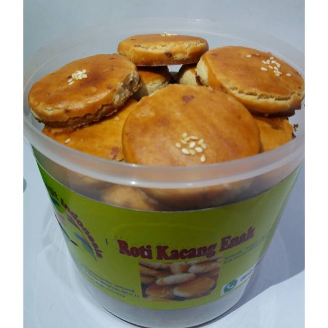 

Roti kacang enak toples khas Lampung