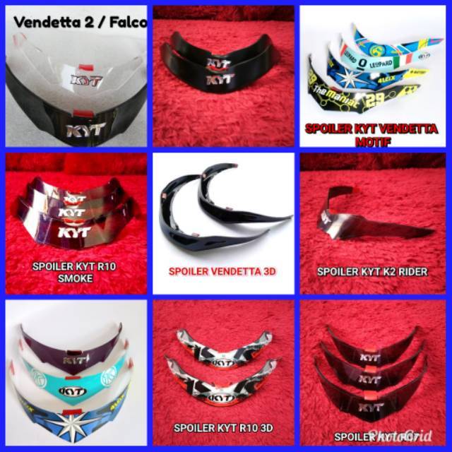 SPOILER KYT R10 3D/SPOILER KYOTO/SPOILET VENDETTA /SPOILER GP1000 /SPOILER NHK/