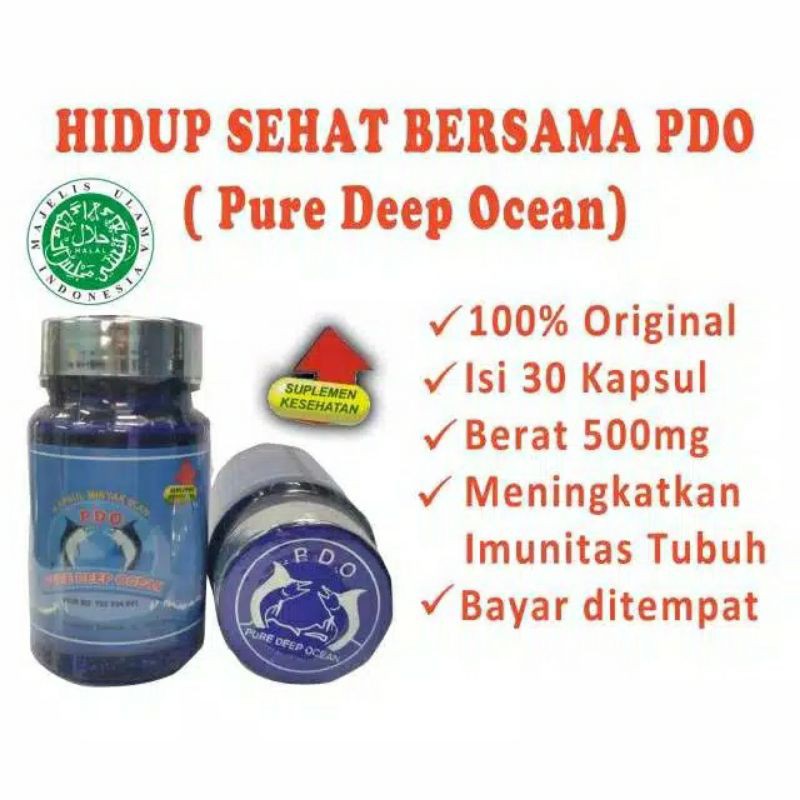 PDO (PURE DEEP OCEAN) SUPLEMEN KESEHATAN ASLI MINYAK IKAN