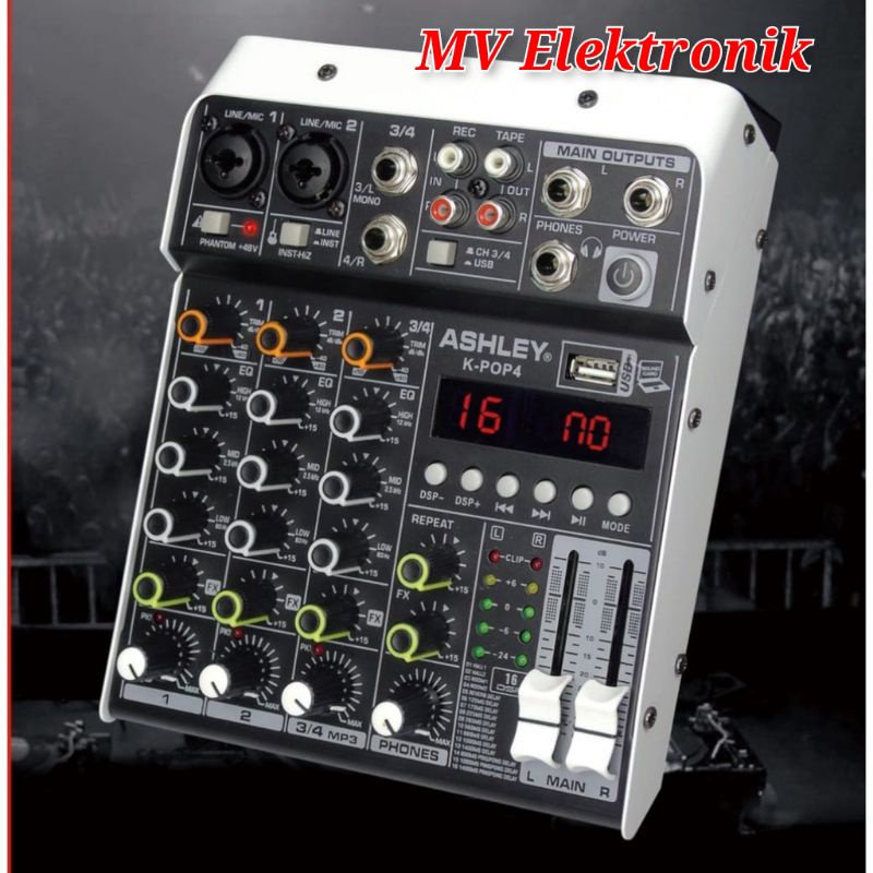 Mixer Audio Ashley K-POP4 / K POP4 / KPOP 4 Original 4 Channel