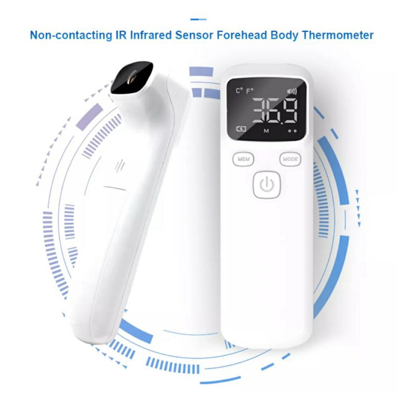 termometer digital LCD Infrared IR Non-Kontak Layar LCD Non-Contact Infra Red Thermometer