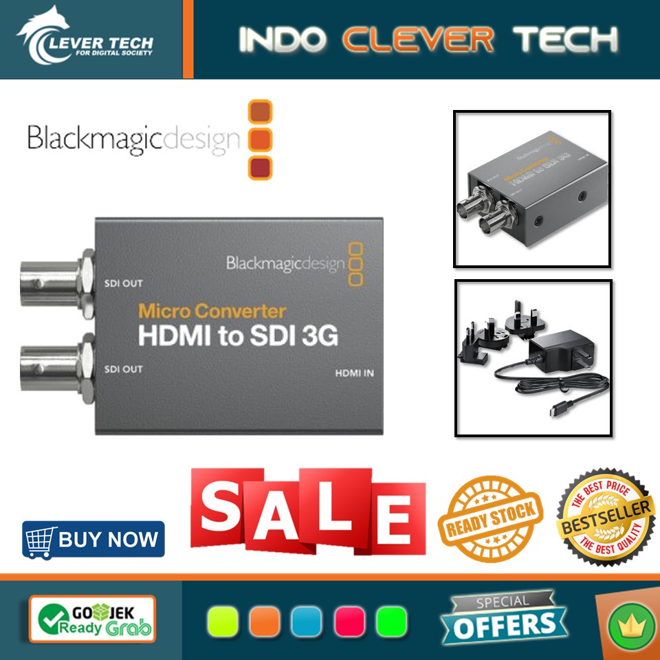 Blackmagic Design Micro Converter HDMI To SDI 3G with PSU