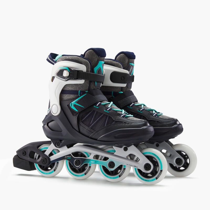 OXELO Fit 500 Sepatu Roda Dewasa Untuk Wanita Inline Skates