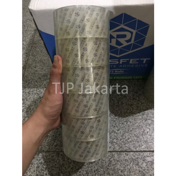 

PEREKAT-PENGIKAT- LAKBAN OPP RUSFET 2 INCH / 48MM X 90 YARD - COKELAT -PENGIKAT-PEREKAT.