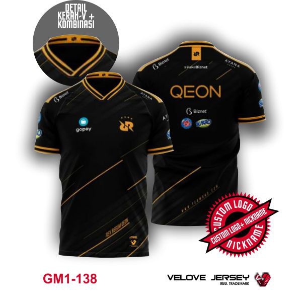 Baju game / Jersey Gamers Original Printing Sublime