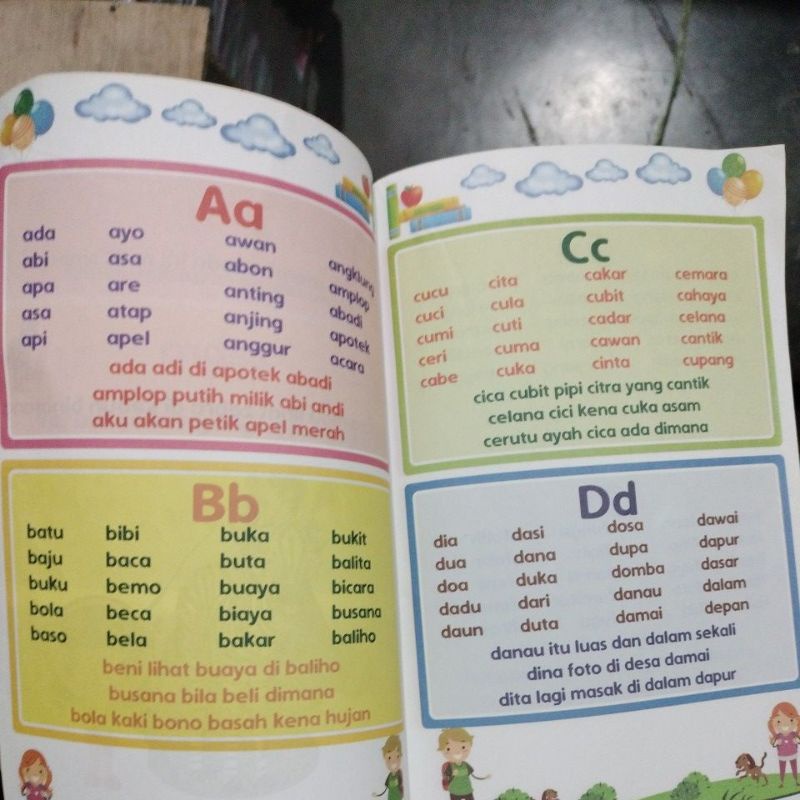 buku aku bisa cepat membaca tanpa mengeja 32 halaman (15×24cm)