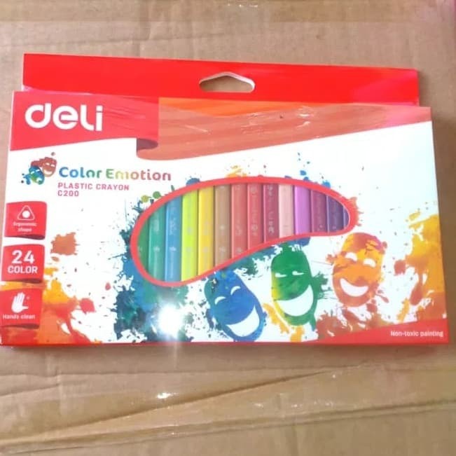 

Cuci Gudang Pensil Crayon Emotion 24 Warna C200 Deli Promo