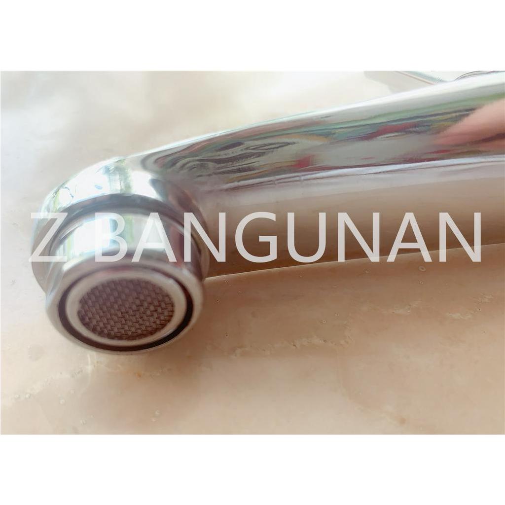 Keran Wastafel Keran Cuci Tangan Stainless Chrome Keran Wastafel Kualitas Tebal Kuat Keran Wastafel Tanam 1/2inch Keran Air Wastafel Kamar Mandi Keran Sink