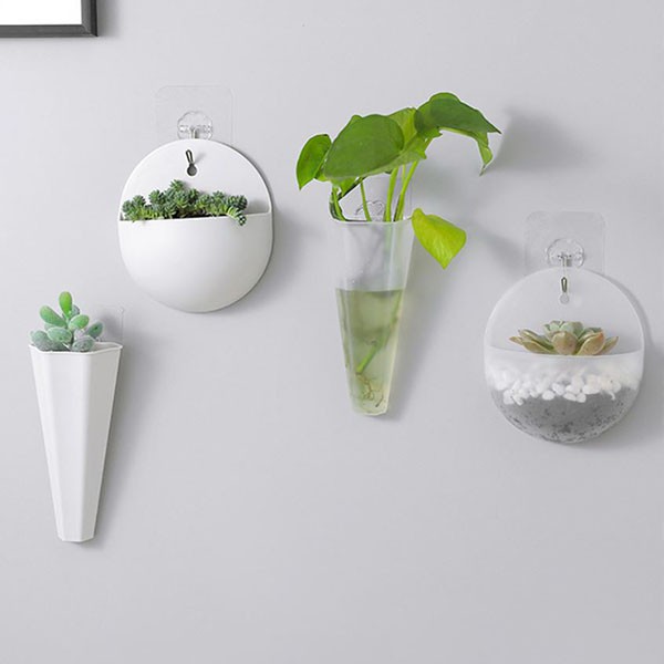 pot gantung minimalis wall hanging flower pot (4f5) hpl010