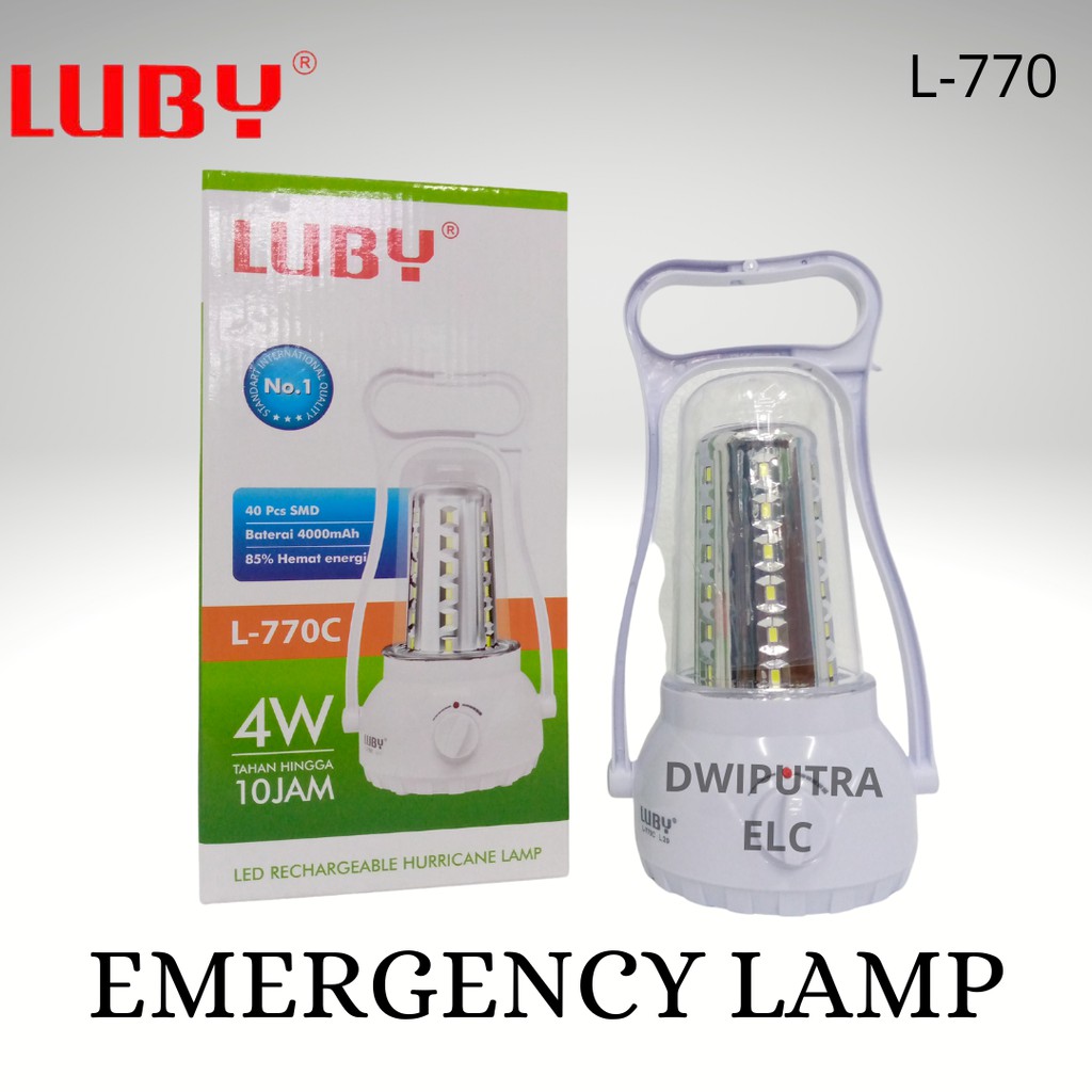 LAMPU EMERGENCY LUBY LED L770 L 770