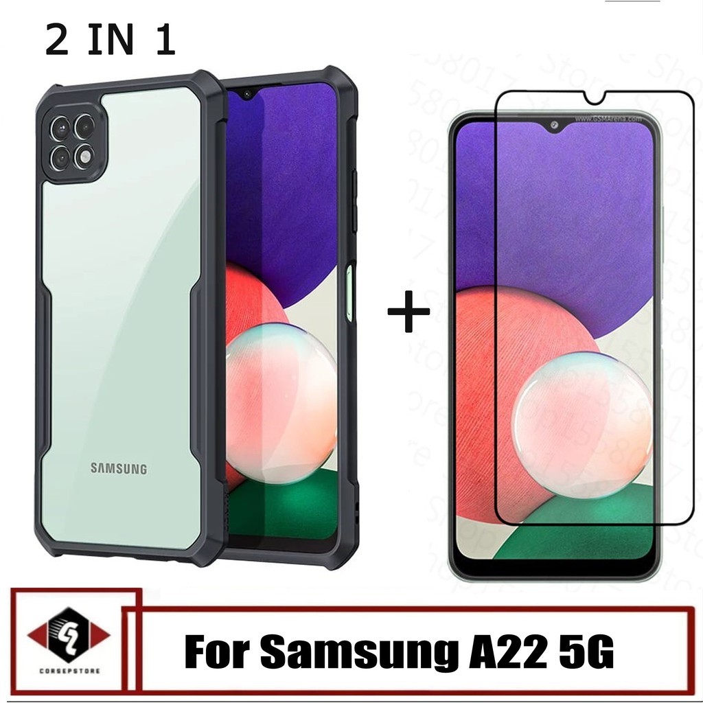 Promo Case Hp Samsung Galaxy  A22 5G Bonus Anti Gores Kaca Screan Protection