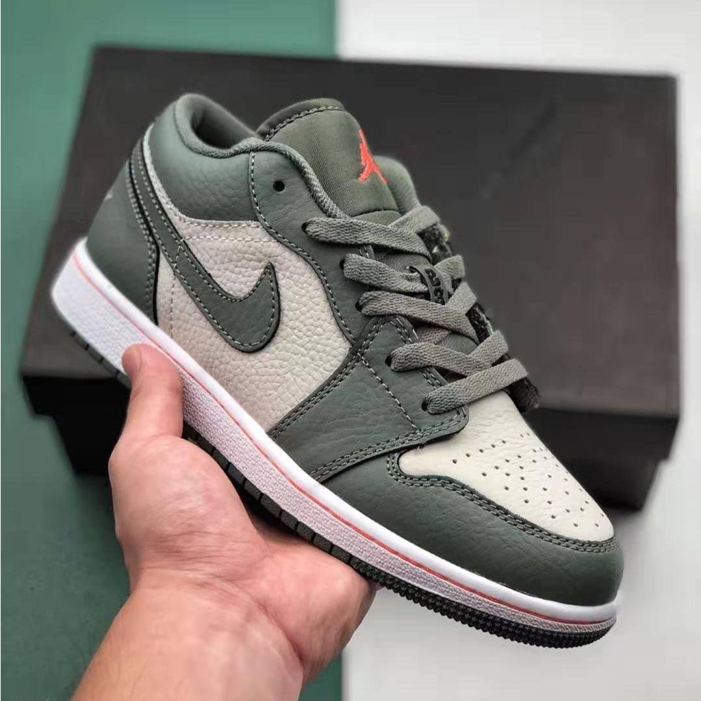 Nike Air Jordan 1 Low Military Green 2019 Green Olive Authentic