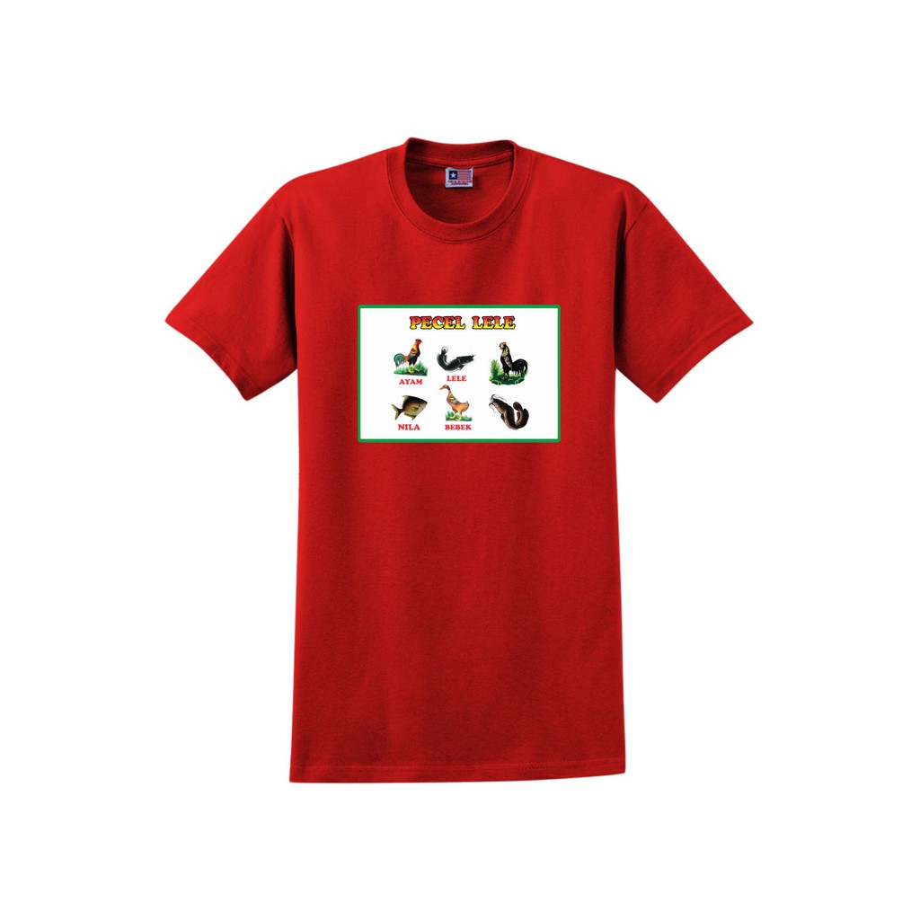 kaos tshirt kata unik murah berkualitas import - Pecel Lele
