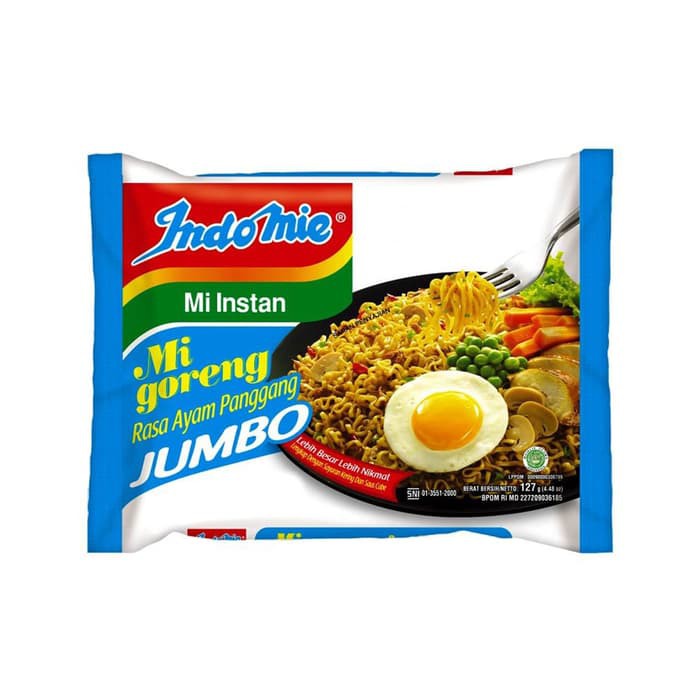 

INDOMIE GORENG JUMBO RASA AYAM PANGGANG 127GR/ERAMART