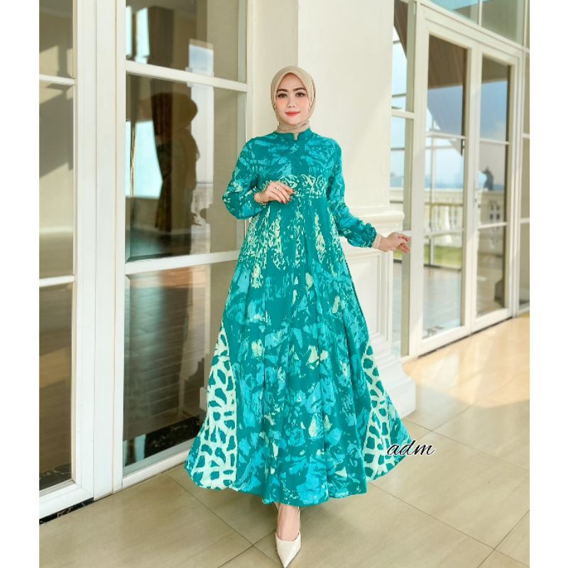 TOSCA DRESS/ GAMIS TWILL SIZE S,M,L,XL dan Jumbo ld 120, ld 130 dan 140 / GAMIS RAYON CANDI MEKAR BU