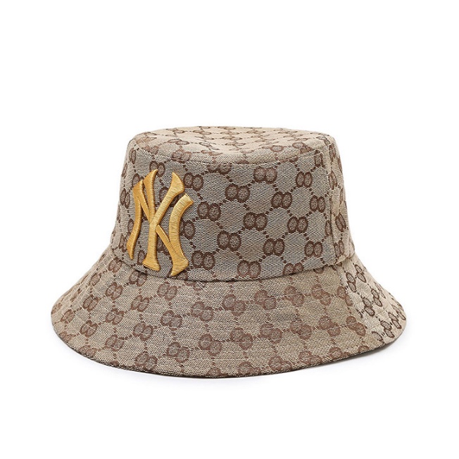 TOPI PANTAI SUMMER WANITA TOPI FASHION BUCKET NEW YORK YANKEES ANTI UV MATAHARI LIPAT LEBAR IMPORT WANITA PRIA HTO