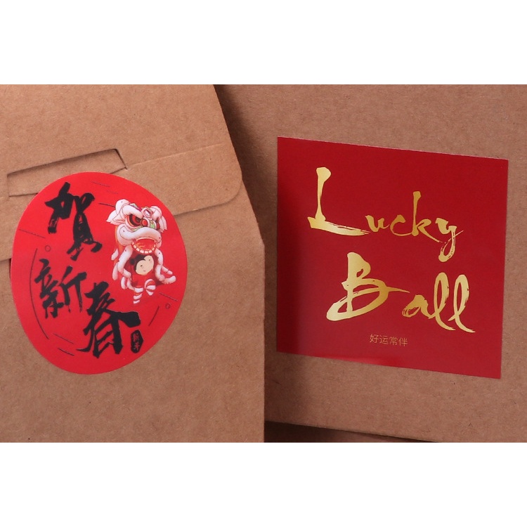 Tempelan Chinese New Year / Imlek / Kartu Ucapan / Stiker / Sticker / Thank You