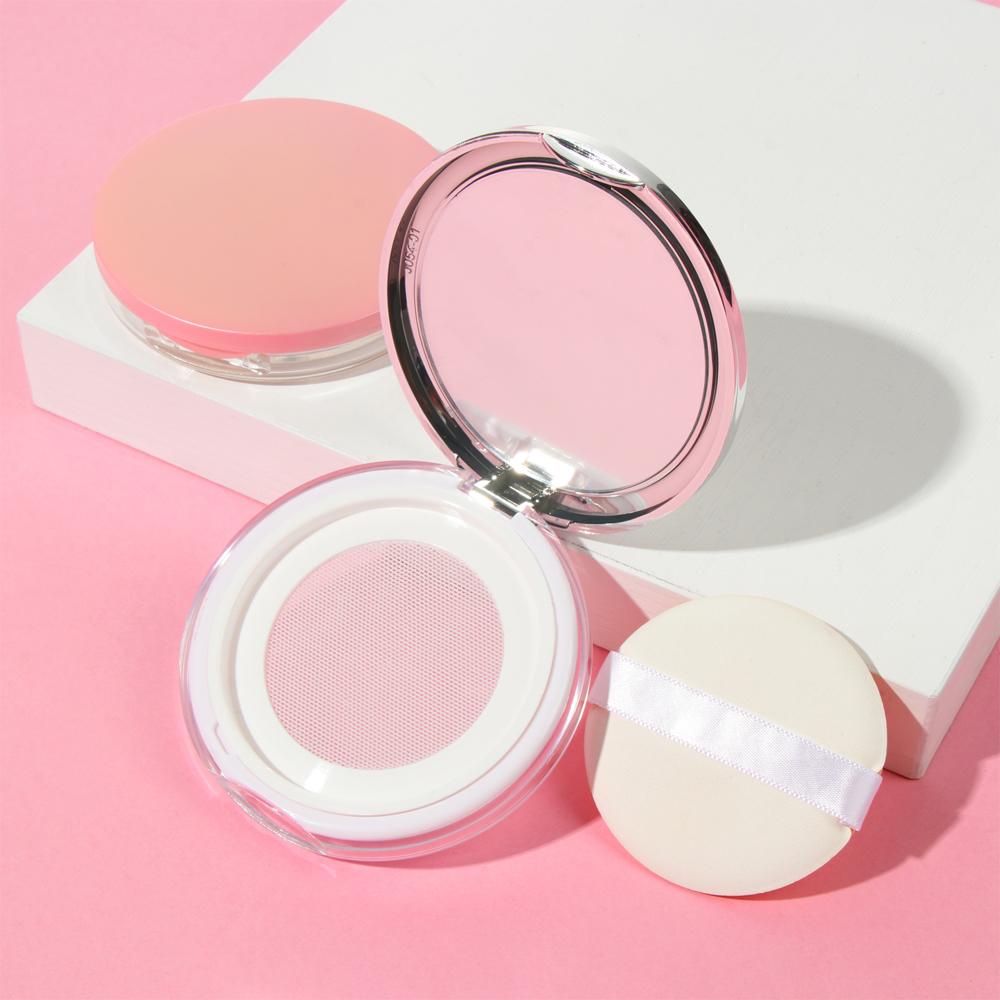 R-flower Kotak Makeup Wadah Travel Kecil Tempat Kosmetik Compact Powder