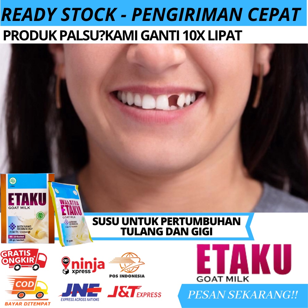 

Susu Untuk Pertumbuhan Tulang dan Gigi / Suplemen Untuk mempercepat pertumbuhan gigi Anak dan Dewasa / Susu Penumbuh Gigi / Mempercepat Pertumbuhan Gigi ompong, Patah - WALATRA ETAKU