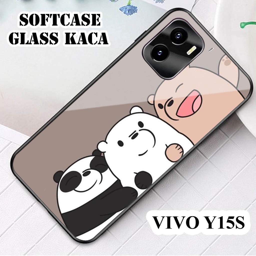 Softcase Glass Kaca VIVO Y15 S - Casing HP VIVO Y15 S[ S48].