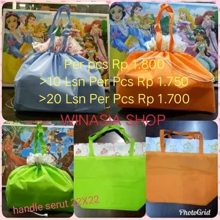 

Ginger- Goodie bag serut 22 x 22[Harga Lusinan-Per 12pcs]