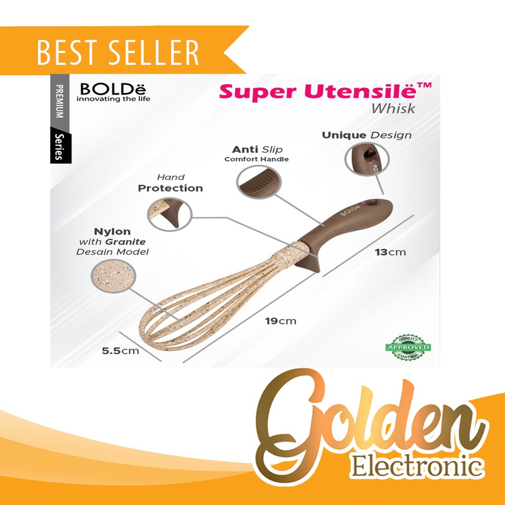 BOLDe Super Utensile WHISK / Pengocok Adonan / Pengocok Telur