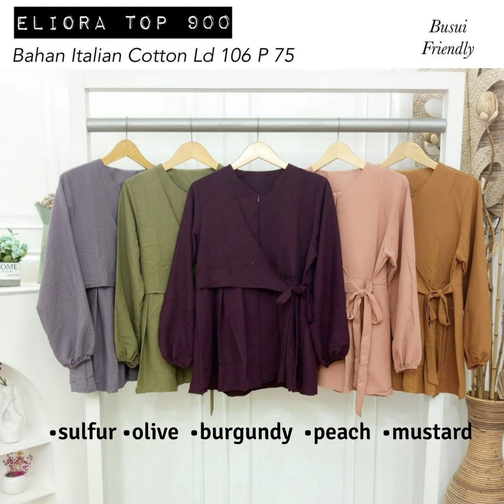 ELIORA TOP / ATASAN / ATASAN KERJA / BLOUSE