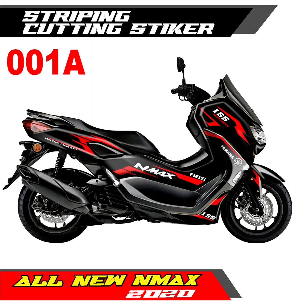 Cutting sticker Stiker / Striping Motor Variasi NMAX 155 ALLNEW 2021 - 01