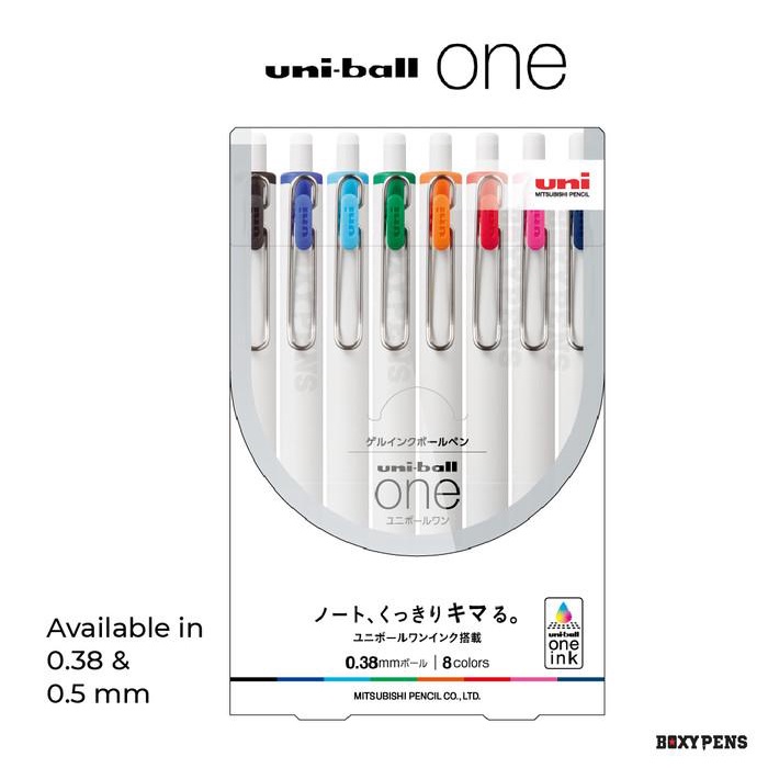 

Pulpen | Uni-Ball One Gel Pen - 8 Color Set