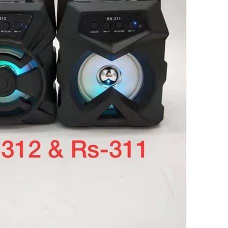 ☪ SPEAKER BLUETOOTH + LED RS 312/311 - RS-312 ◙