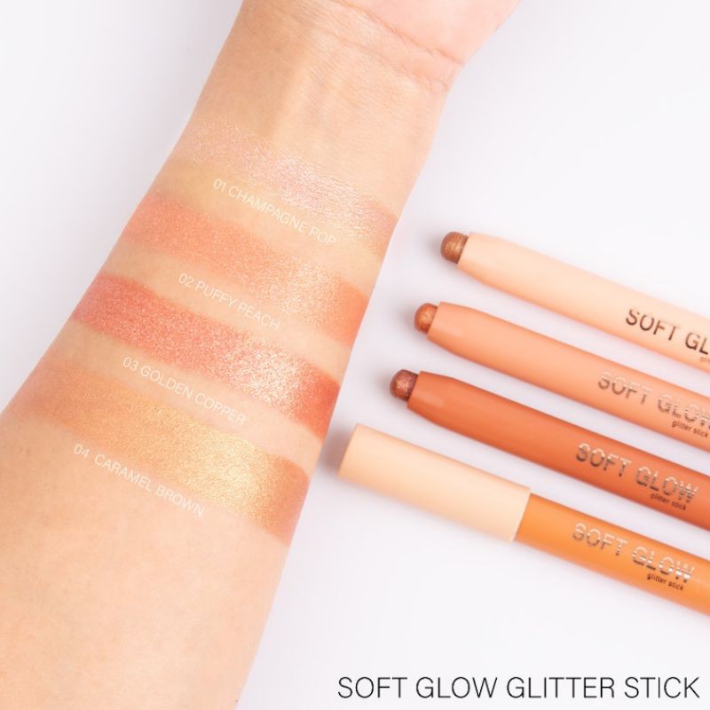 MEILINDA Soft Glow Glitter Stick Waterproof Original Thailand | Eyeshadow Stick
