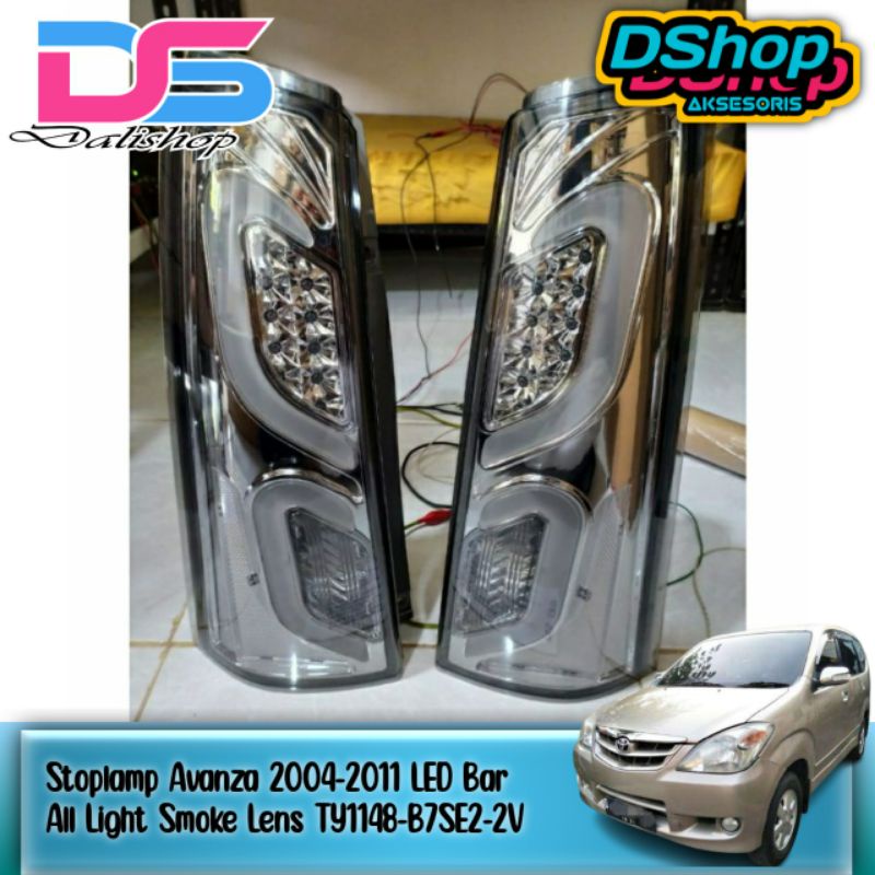 Stoplamp Avanza 2004-2011 LED Bar All Light Smoke Lens TY1148-B7SE2-2V