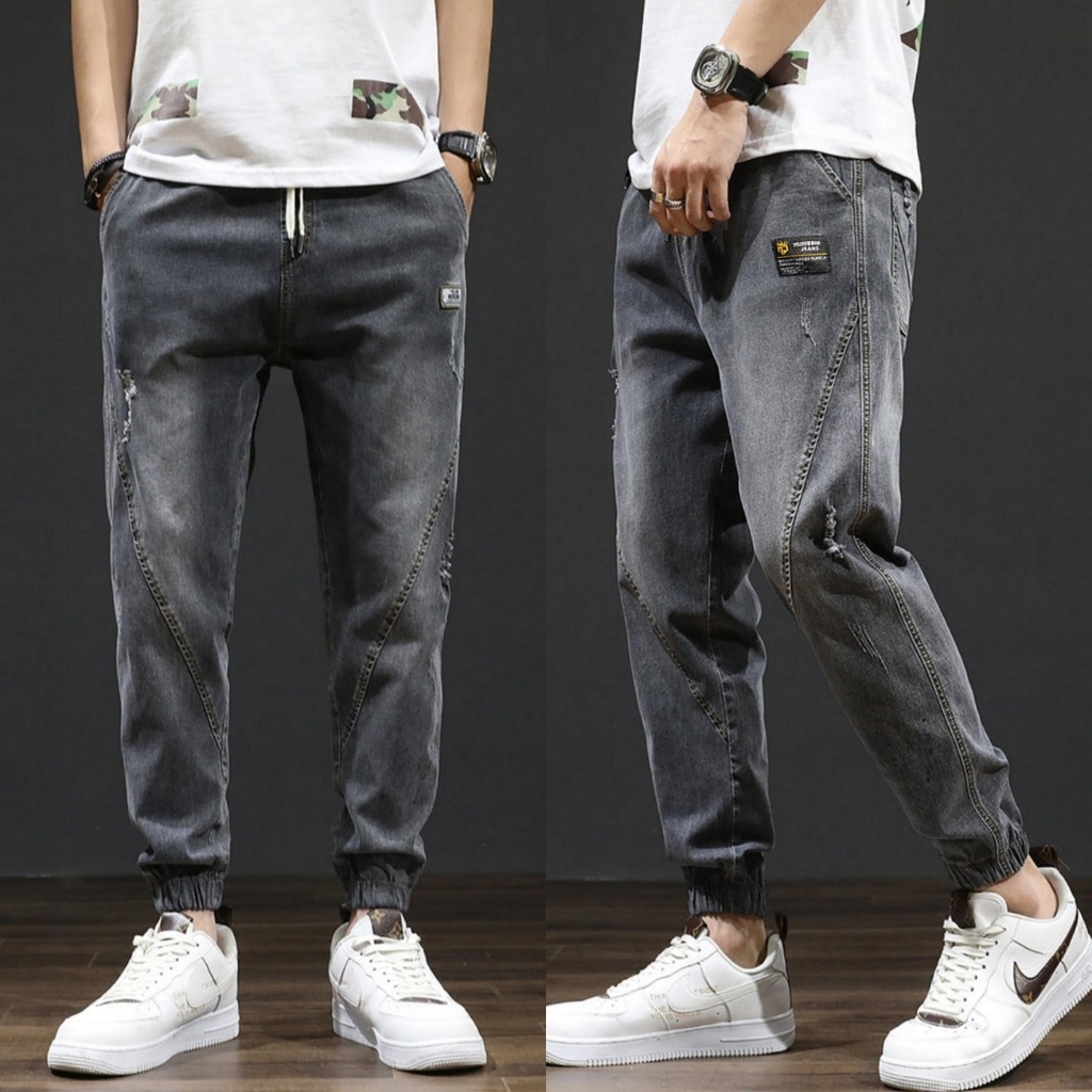 Celana Jeans Pria Joger Stretch - Celana Jeans Pria Wanita