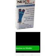 ➥ Paket lengkap strip Nesco gula darah / kolesterol / strip asam urat ♪