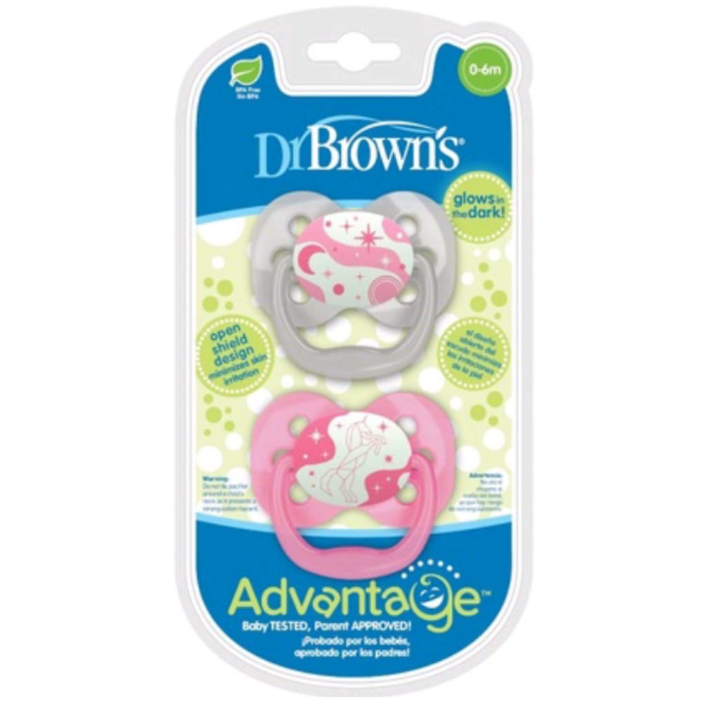 Dr.Brown's Advantage Glow in the Dark Pacifier / DrBrown Empeng