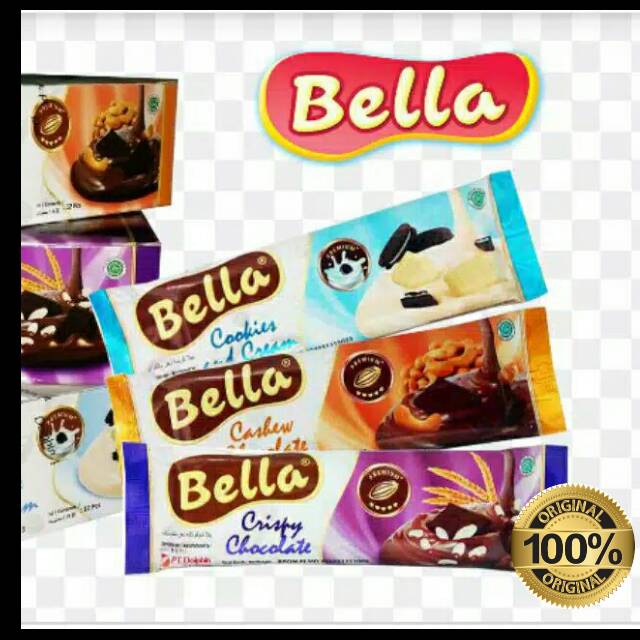 

Bella / Cokelat / Coklat Bella / Dolphin / Coklat Murah / Cemilan Coklat / Makanan Coklat